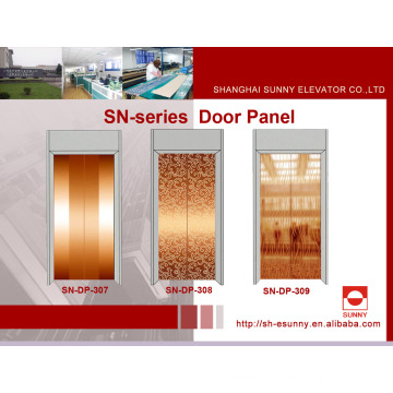 Panel de la puerta del elevador en Rose Golden Color (SN-DP-307)